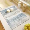 Tapete de Goma para Drenaje de Cocina, Tapete Protector de Mesa Aislante de Calor Sin Lavado, Tapete Drenante Absorbente de Agua, Aceite y Resistente a la Suciedad para Borde de Fregadero