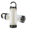 Nova Luminária de Camping Portátil Transfronteiriça Suspensa, Dobrável em 90 Graus, Lâmpada de Três Folhas para Uso Externo, Luminária de Camping de Emergência Multifuncional