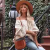 Otoño e Invierno 2025 Transfronterizo Amazon Nuevo Estilo Callejero Europeo y Americano Cuello de Una Sola Línea Suéter Retorcido Holgado Talla Grande para Mujer