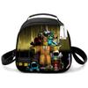 Bolsa de Almuerzo para Estudiantes de Primaria, Bolsa de Picnic, Bolsa de Hielo Redonda, Bolsa Térmica con Estampado Divertido, Bolsa de Hombro Única, Bolsa de Almuerzo de Dibujos Animados