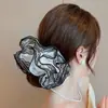 Goma para el pelo con lazo estilo coreano para mujer, Accesorio para el pelo extragrande de alta gama, Goma elástica para el pelo estilo perezoso
