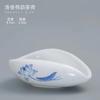 Té juego de té de loto accesorios ceremonia del té porcelana blanca cuchara de té cerámica té de loto fábrica directo mayoreo por defecto oficina