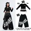 Conjunto de jazz moderno para niñas, top elegante y genial de manga larga, ropa de práctica, disfraz de jazz infantil para modelaje y actuaciones en el escenario