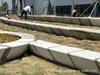 Fábrica GRC produz Banco de concreto para Parque paisagismo municipal vaso de flores com formato especial canteiro de flores banco para piscina de árvores pacote de instalação