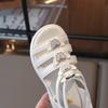 Zapatos Romanos para Niñas 2025 Nuevas Sandalias de Verano Transpirables para Niños con Suela Blanda Zapatos de Princesa de Moda para Niñas