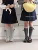 Calcetines de algodón peinado para niñas con estampado de cuadros de otoño y lazo, estilo coreano, calcetines holgados para niños, venta al por mayor mixta de Yiwu