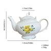 Conjunto de chá de cerâmica com rosas francesas, estilo retrô, estilo europeu, prato de sobremesa para chá da tarde, chá perfumado, xícara de café e pires