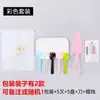 Prato de Papel Descartável para Bolo Faca e Garfo Combinação de Prato Saco de Papel Prato Retangular e Conjunto de Garfos Utensílios de Mesa Aniversário Conjunto Três em Um