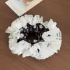 Nuevo Coletero Floral Estilo Campestre para Mujer, Accesorio Grande para el Cabello Estilo Ballet con Estilo Coreano