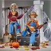 Esqueletos Banjo Duelo Animados Engraçados Decoração de Halloween Esqueleto Banjo