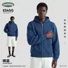 Roupas Masculinas CXK 26 Novidade Outono/Inverno: Moletom com Zíper e Forro de Lã, Estilo Retro Americano, Ombro Normal, Moletom de Cor Sólida