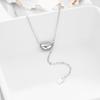 Wanying Jóias Colar de Feijão Acácia S925 Prata Esterlina Borla Feijão Luz Luxo Nicho Design Moda Jóias Personalização
