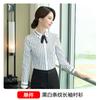 Camisa profissional de manga curta azul cinza feminina verão nova plus size formal ferramental 200kg gordinha menina camisa branca
