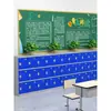 Plástico ABS Mochila para Estudiantes Taquilla Aula de Escuela Primaria Almacenamiento de Clase Artículo Predeterminado Una Capa Tipo Pared para Libros Otro