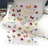 Série Duyuer Adesivos de Unha Populares Estilo Influenciador Realista com Suporte Adesivo para Decoração de Unhas DIY