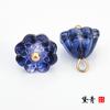 Pies de cobre de vidrio cárdigan cheongsam para mujer joyería costura a mano hebilla de color forma de flor abrigo abrigo camisa camisa botón de camisa