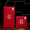 Sobres Rojos para Bodas al por Mayor Sobres de Dinero de la Suerte Cien Mil Yuan Suministros de Boda Banquete de Bodas Bolsillos de Sobres Rojos Doble Felicidad de Dos Colores Se Puede Imprimir en la Pared