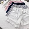 Nuevos Pantalones de Seguridad de Encaje Grande de Seda de Hielo para Mujer de Verano Finos Anti-rozaduras Ligeros Leggings de Seda de Hielo Talla Grande Pantalones de Tres Piezas