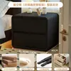 Mesita de noche de madera maciza para dormitorio del hogar 2026 Más vendida Estilo crema Simple Lujo ligero Gabinete de almacenamiento pequeño de alta gama para mesita de noche