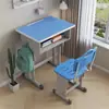 Escritorio Estilo Escuela para Estudiantes de Primaria, Juego de Escritorio y Silla de Estudio para Niños para Uso en Casa para Niños y Niñas, Juego de Escritorio para Tareas