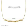 Collar Minimalista de Moda Versátil Estilo Influencer para Mujer, Diseño de Nicho Genial y Único Gargantilla Irregular