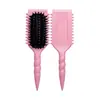 Peine Rizador Popular Transfronterizo, Peine de Estilismo para Teñido de Cabello, Peine Masajeador del Cuero Cabelludo, Peine con Bolsa de Aire Alisador de Cabello, Peine con Cojín de Aire, Peine de Peluquería