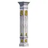 Cerámica Expandida Pared Exterior de Casa Columna Romana Líneas Decorativas Esquina de Columna de Vestíbulo Eps Envoltura Estilo Chino
