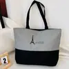 Bolso de Hombro Nuevo Estampado, Bolso de Lona para Mujer de Mano, Bolso Tote Estilo Coreano de Gran Capacidad, Bolso Artístico para Estudiante