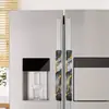Cubierta de Manija de Puerta de Refrigerador con Patrón de Mármol Transfronteriza, Cubierta de Manija de Electrodoméstico, Cubierta de Manija de Cocina Anti-Manchas