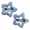 Pasador de Pelo de Estrella de Peluche Estilo Coreano, Pinza para el Pelo de Hilo, Pasador Suave y Lindo para Niños, Pasador para Flequillo Dopamina No Dañino, Accesorio para el Cabello