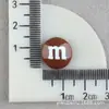 Accesorios de Resina DIY Pasador Pegamento Cremoso Divertido m Bean Funda para Teléfono Móvil Accesorios de Caramelo Pasador de Expresión Material para Accesorios de Cabello