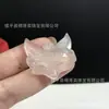 Colgante de Ágata de Calcedonia Natural Mariposa Nube Zorro Candado Oreja de Gato Hebilla de Seguridad Fuente de Suministro para Transmisión en Vivo