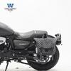 Muscle car Lobo adequado para saikelon RA2 bolsa lateral bolsa lateral pode ser instalado capacete meio capacete capacete integral com trava liberação rápida modificação de quadro