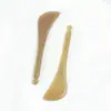 Palo de masaje de cuerno de buey para belleza facial, herramienta especializada para el área facial y ocular, palo de masaje de puntos de acupuntura universal para gua sha y acupresión