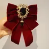 Péndulo de Diamante Original Corbata de Moño para Mujer, Cuello Floral Estilo Japonés, Camisa a Juego, Corbata de Moño, Accesorios de Boda, Broche Nuevo