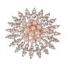Broche de Copo de Nieve de Perla, Ramillete de Alta Gama, Ropa de Alta Gama para Mujer, Accesorios de Ropa de Lujo Accesible de Nicho, Joyería con Botonadura Prensada