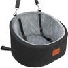 Asiento de Coche para Perro Ajustable con Correa de Seguridad para Perro, Asiento de Coche Lavable para Mascotas para Viaje con Base Antideslizante