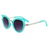 Gafas de Sol Infantiles Ojo de Gato Transfronterizas, Accesorios de Moda de Marco Grande para Salidas, Protección Solar, Gafas de Sol Versátiles para Niños al por Mayor