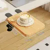 Placa de extensión para escritorio, escritorio gaming plegable, escritorio extendido, escritorio para computadora, marco de extensión ensanchado, reposabrazos, bandeja para teclado
