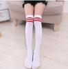 Meias de veludo estilo japonês para primavera e outono, meias brancas para estudantes, meias femininas de cano alto, pretas, para uniforme JK, atacado