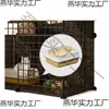 Jaula para Gatos, Inodoro para Gatos Doméstico, Villa Integrada para Gatos, Jaula para Gatos Ahorradora de Espacio con Espacio Libre, Venta Directa en Interiores