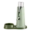 Botella de Agua para Hámster con Bola Dispensadora Fuente Bebedero Máquina Dispensadora de Agua Oso Dorado Comedero Máquina Todo en Uno Juego de Soporte para Botella de Agua de Resorte Pequeña