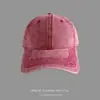 Gorras de Béisbol Lavadas y Desgastadas Personalizadas Agencia de Viajes Publicidad Escolar Gorras de Visera Estilo Coreano Sombreros de Primavera y Otoño Verano para Hombres y Mujeres