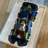Nuevas Gafas de Sol Coloridas para Montar Niños Transfronterizas Todo en Uno Película de Color Espejo Protección Solar Exterior Protección UV Gafas de Sol para Niños