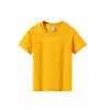 Camiseta Infantil 100% Algodão com Logo Personalizado, Transfronteiriça 190g Gola Redonda Manga Curta Roupa Combinando Pai e Filho, Camiseta Infantil Unissex 100% Algodão