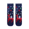 Comercio Exterior Transfronterizo Europeos y Americanos Calcetines Navideños Más Vendidos Estilo Nuevo Papá Noel Renos Muñeco de Nieve Calcetines de Media Pantorrilla para Hombres y Mujeres