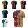 Camiseta Deportiva de Verano 3D con Estampado Digital de Equipo de la NFL Europea y Americana Transfronteriza 2024 para Hombre y Mujer, Manga Corta, Cuello Redondo