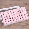 Duas camadas de Cabeça de flor de sabão Rosa Cabeça de flor de sabão Flor d'água Caixa de presente de buquê para o Dia do Professor making suprimentos de florista atacado