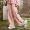 Calça de Moletom Infantil Primavera e Outono 2026 Novo Estilo Crianças Início da Primavera Calça Reta Fina para Meninas, Calça de Pernas Largas de Primavera para Crianças Mais Velhas