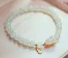 Pulsera Nueva de Calabaza para Mujer Pulsera Imitación Ho Tian Yu Fu Lu para Mujer Diseño de Nicho de Lujo Ligero para Regalo de Cumpleaños de Novia para Mujeres